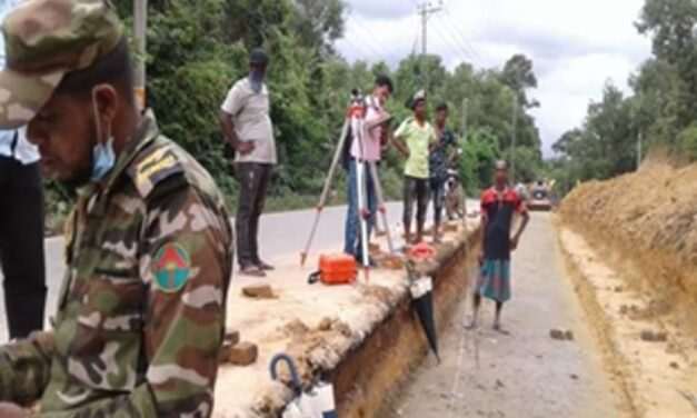 Road Construction Project 2021-2022 20 ECB, BD Army