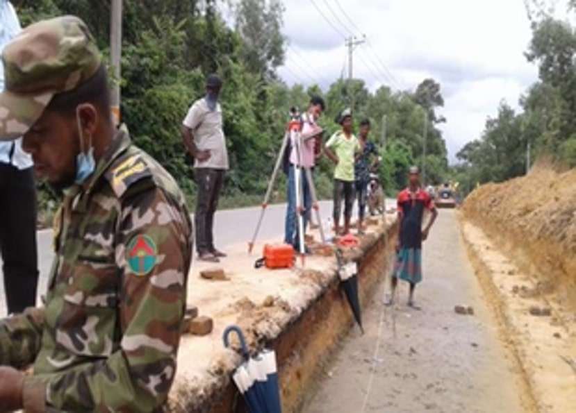 Road Construction Project 2021-2022 20 ECB, BD Army